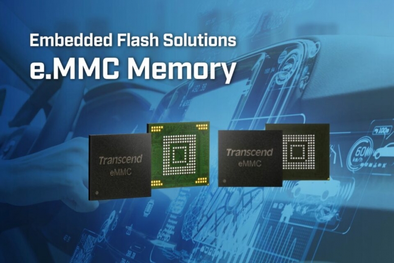 Transcend представляет высокопроизводительные и компактные модули памяти e.MMC