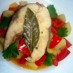Рыба с овощами в пароварке